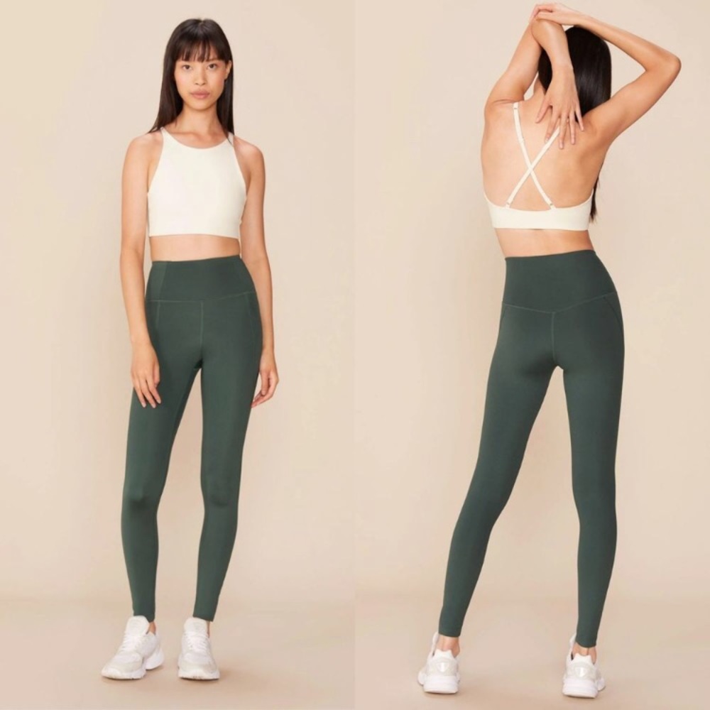 Full Length Moss High Waist Compression Legging